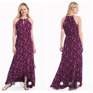 Black House White Market Chiffon Maxi Dress